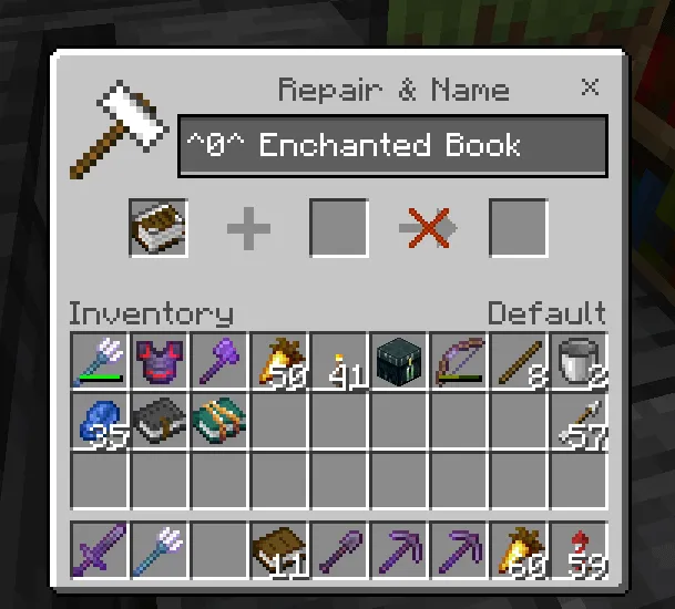 Do not Change the Name 'Enchanted Book'!