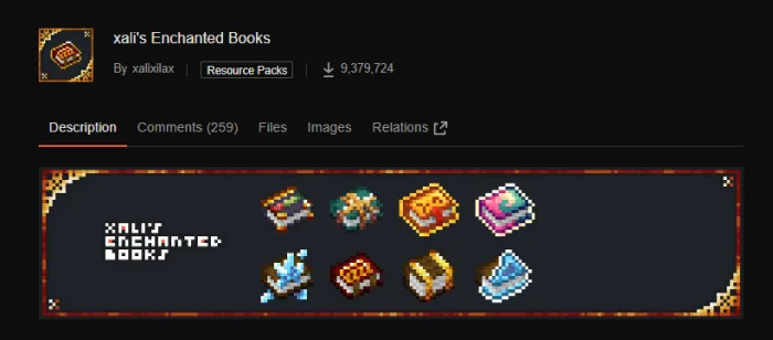 Java Version of Visualize Enchanted Book