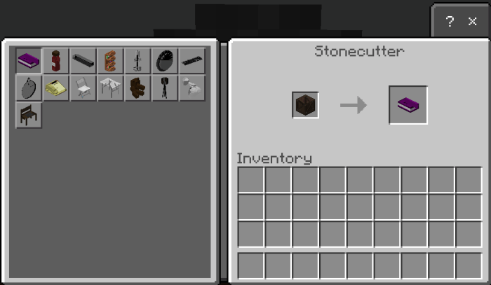 Furniture in Stonecutter