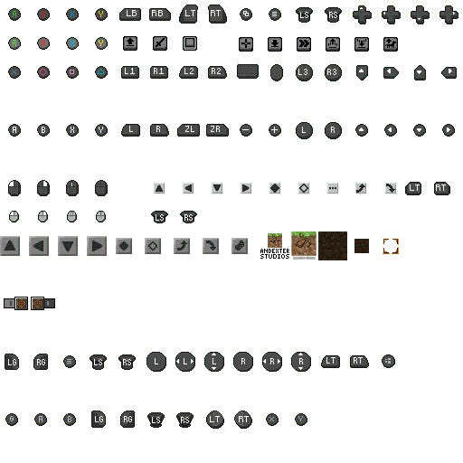 Sprite sheet glyph_E0.png, 512x512 px