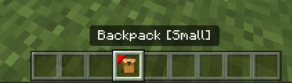Small Backpack with Red Icon
