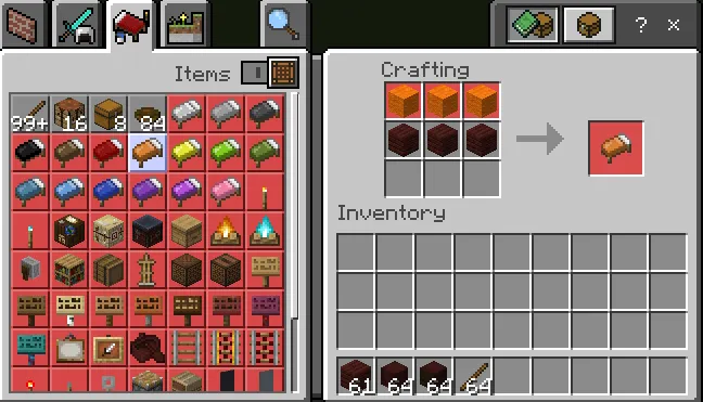Bed from cherry planks recipe