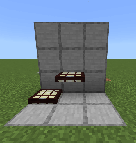 Cherry trapdoor blocks