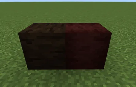 Cherry wood and stripped wood blocks