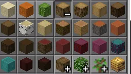Cherry log and stripped log