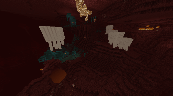 Ghast in the Nether