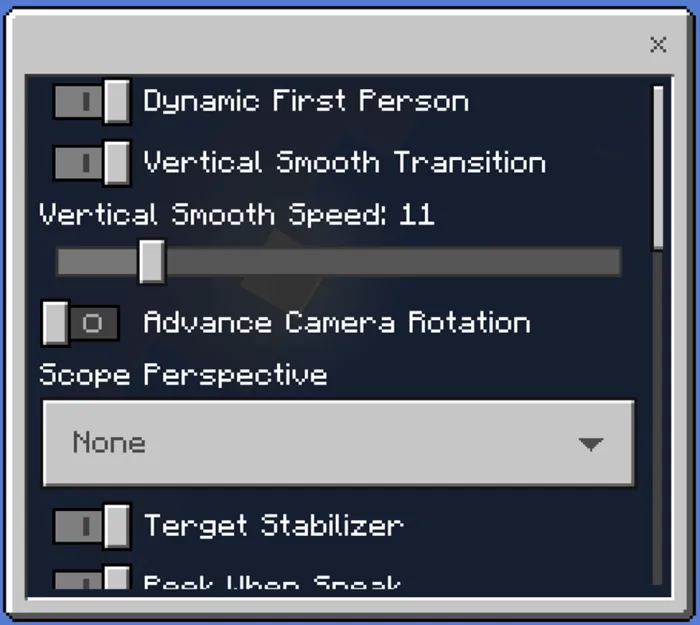 Dynamic Third Person Camera Configuration: Screenshot 1
