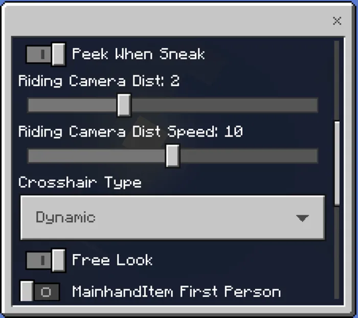 Dynamic Third Person Camera Configuration: Screenshot 2