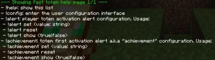 Custom Commands List