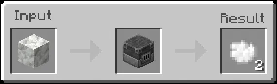Calcite Chunk Recipe (Variant 2)