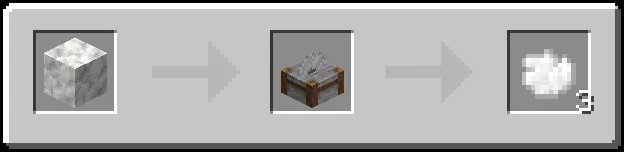 Calcite Chunk Recipe (Variant 3)