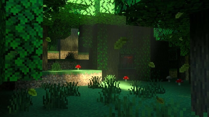Dark Oak Leaves Screenshot