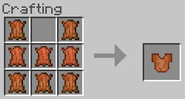 Zombie leather chesplate recipe