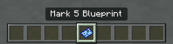 "Mark 5 Blueprint" Item