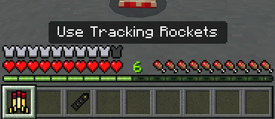"Use Tracking Rockets" Item