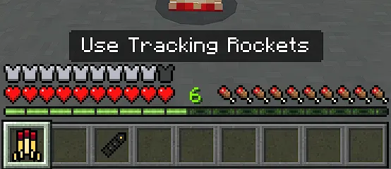"Use Tracking Rockets" Item