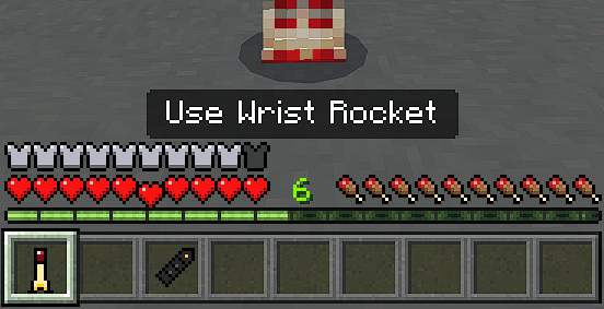 "Use Wrist Rocket" Item