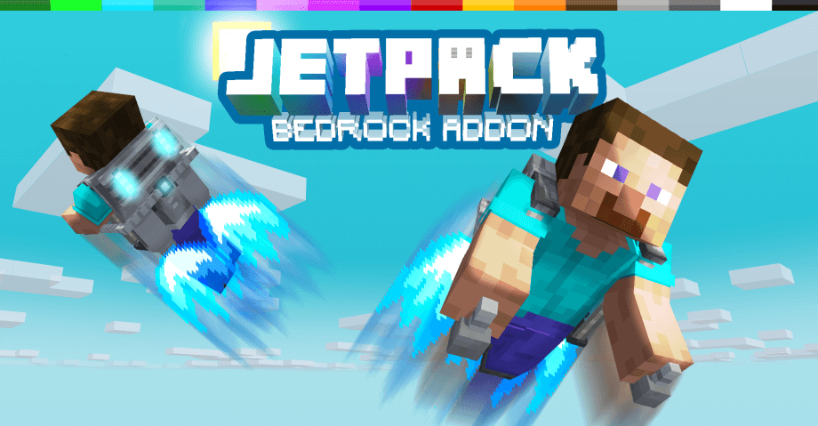 Thumbnail: Jet-Pack - Minecraft Bedrock Vanilla Addon - Survival Mod