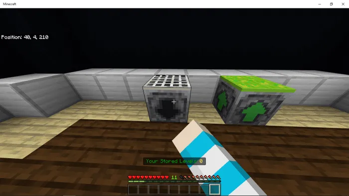 Seeing Stored Levels