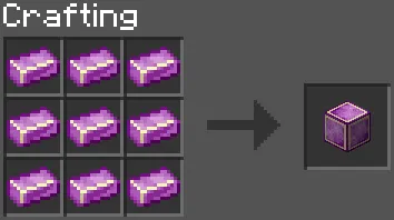 Enderite Block Recipe