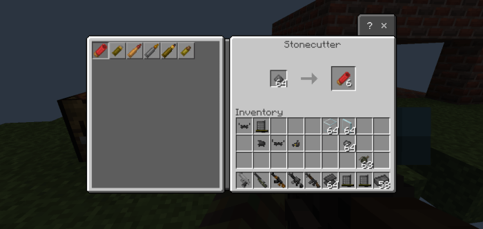 Stonecutter Bullet Recipes