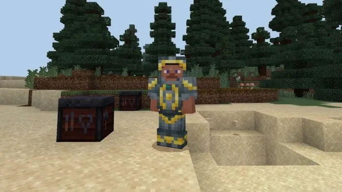 Armor Trims on Prismarite Armor