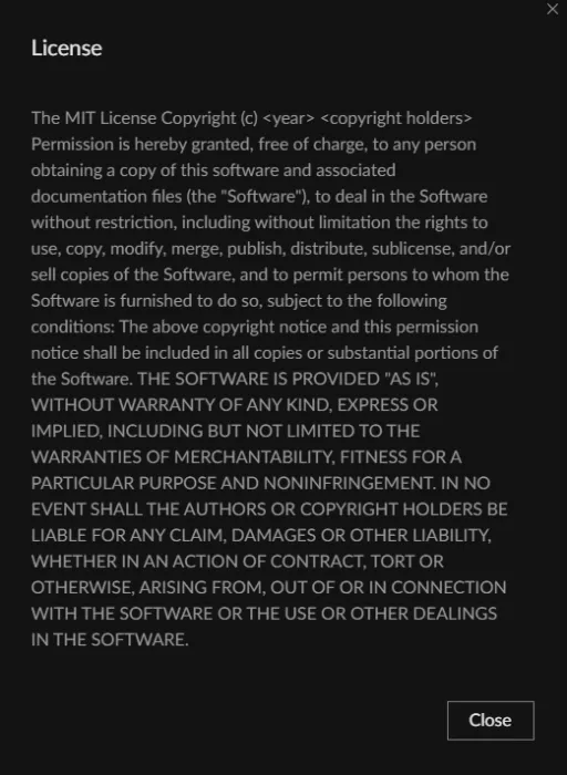 License Permission