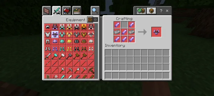 Amethyst Chestplate Recipe