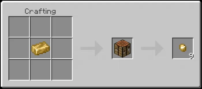 Brass Nugget Recipe (Variant 1)