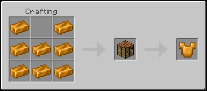Bronze Chestplate Recipe