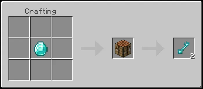 Diamond Crate Key Recipe