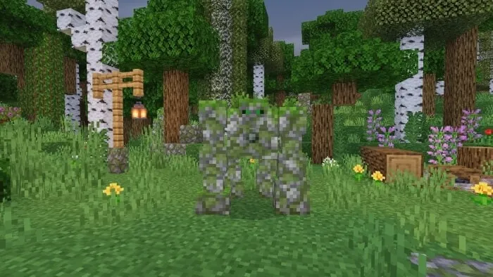 Mossy Cobblestone Golem