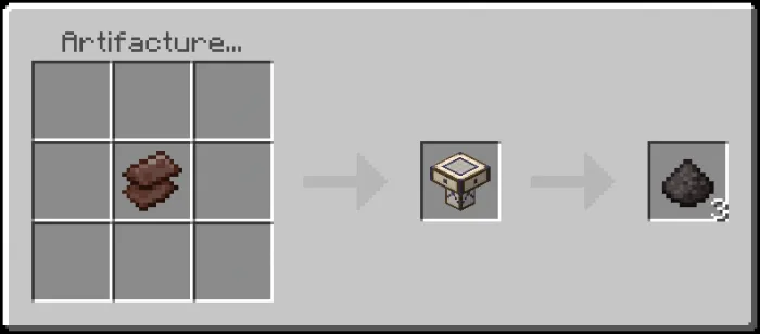 Netherite Powder Recipe (Variant 1)