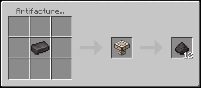 Netherite Powder Recipe (Variant 2)