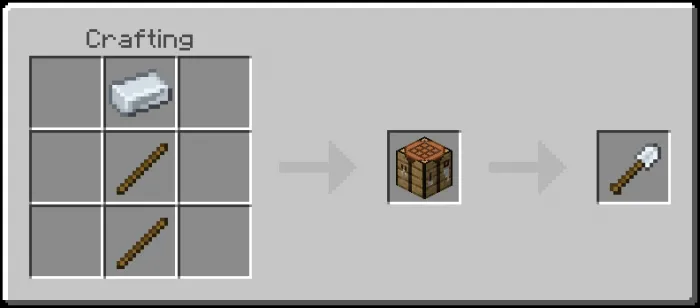 Zinc Shovel Recipe