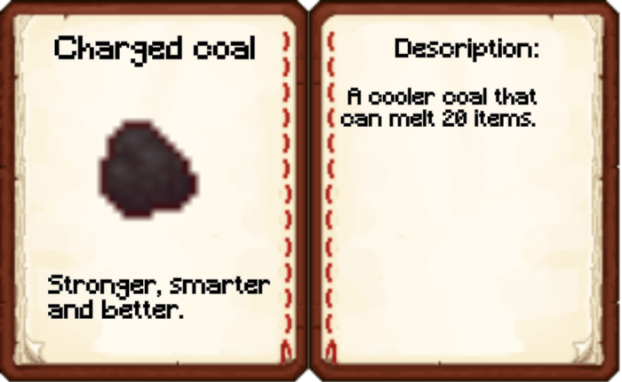 Charged Coal