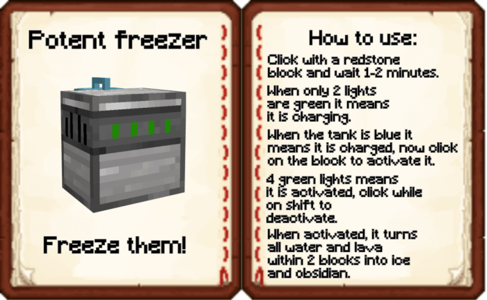 Potent Freezer