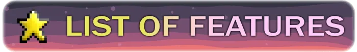 List of features