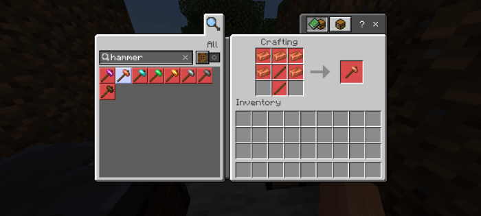 Copper Hammer Recipe