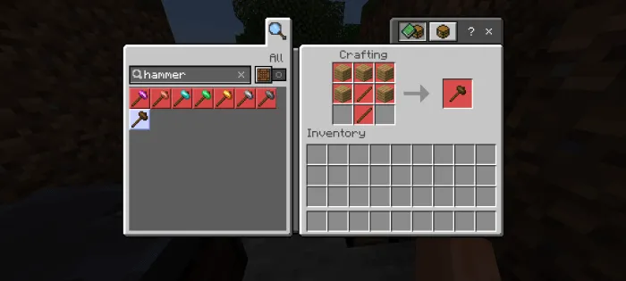 Wood Hammer Recipe