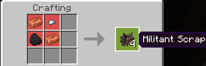Militant Scrap Recipe