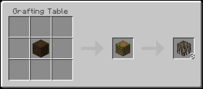 Dark Oak Roots Recipe (Variant 1)