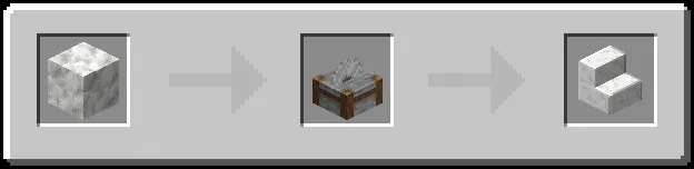 Polished Calcite Stairs Recipe (Variant 2)