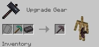 Old Netherite Pickaxe Recipe