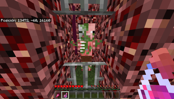 Zombie Pigman and Potion of Strength