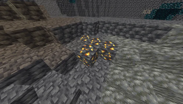 Deepslate Overworld Fragment Gold Ore