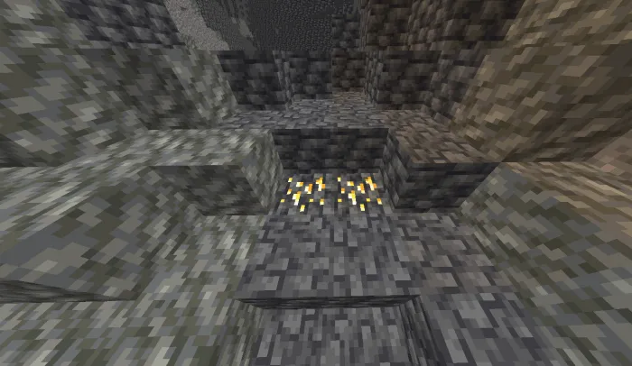 Deepslate Overworld Monochromatic Gold Ore