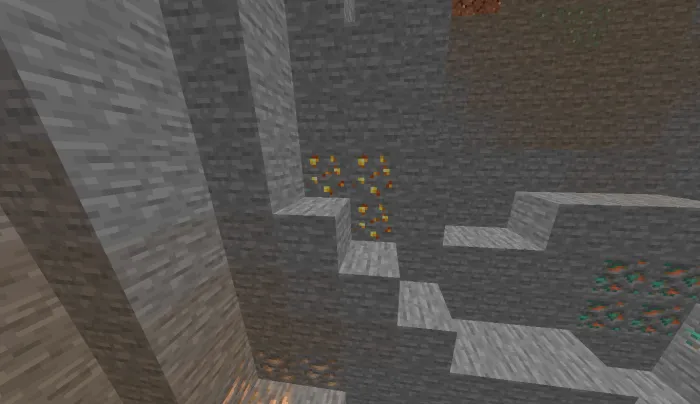 Overworld Fragment Gold Ore