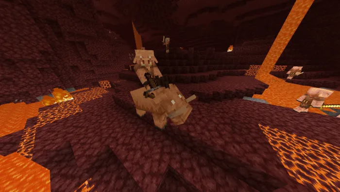 Piglin Riding a Piglin Beast