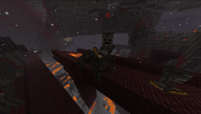 Wither Skeleton Riding a Wither Skeleton Horse